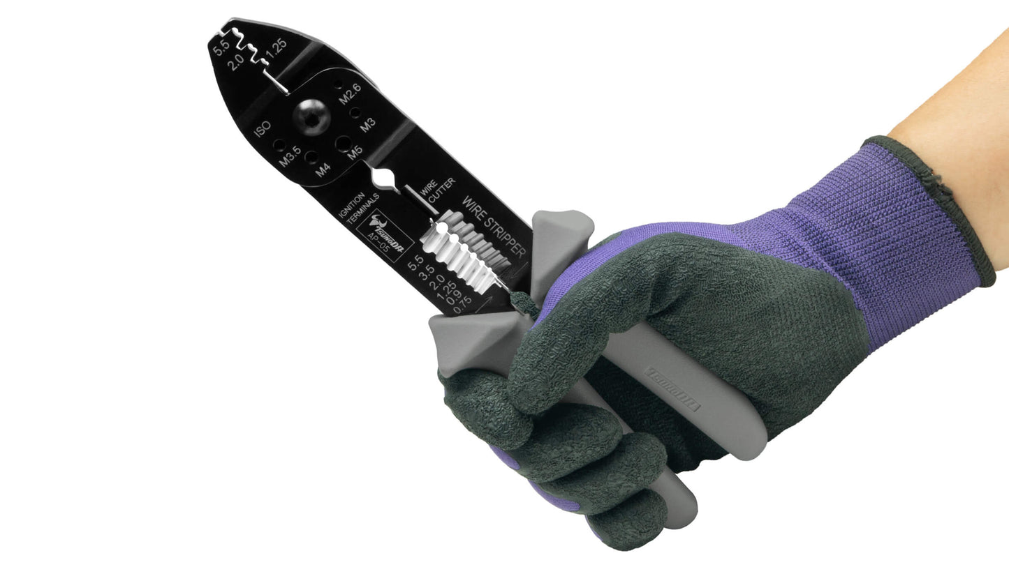 ツノダ 電工万能ペンチ（オープンバレル端子用）230mm 【AP-05】