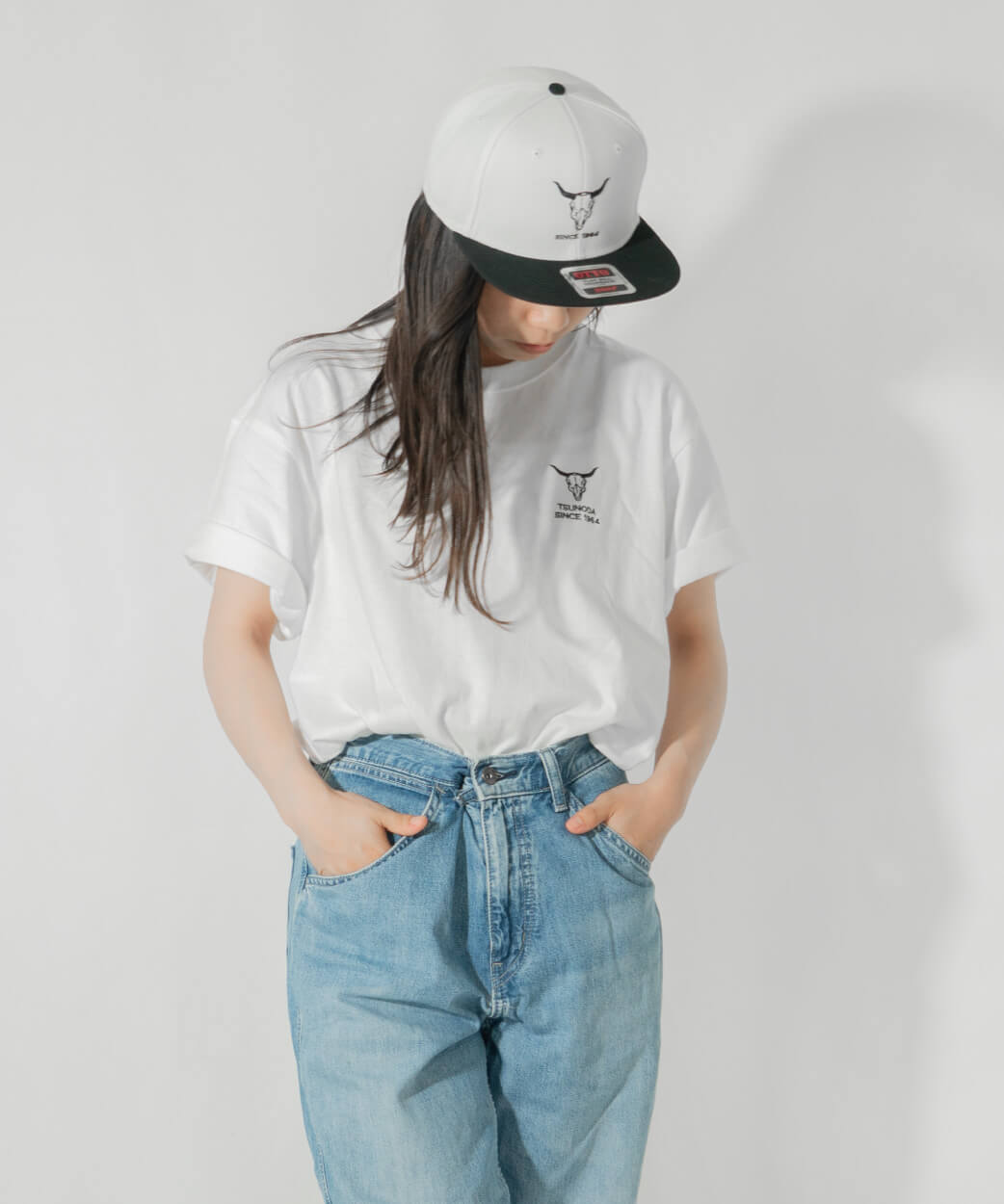 ツノダ キャップ White 【A-CPW-F】
