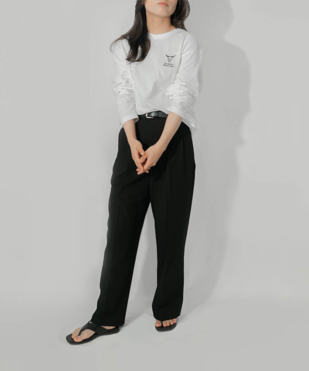 ツノダ ロングTシャツ White