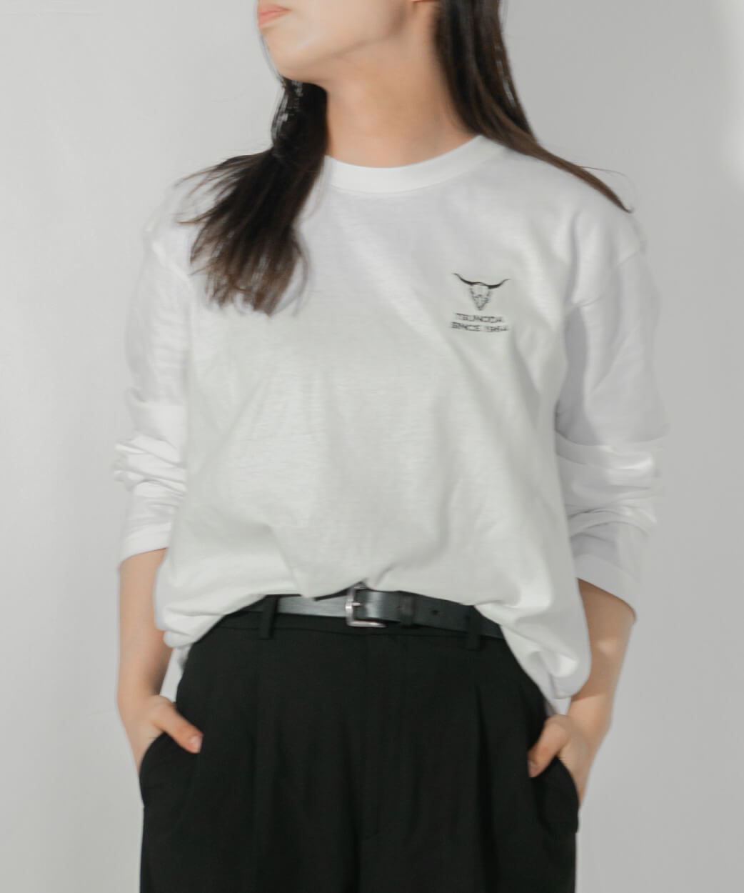ツノダ ロングTシャツ White