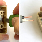 ツノダ 2026年度版第二種電気工事士技能試験 練習器具セット（1回分）+工具9点Wセット  +候補問題解説書籍付き【TS-EP03W】 - thumb 10