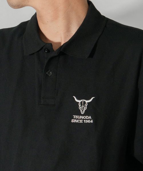 ツノダ ポロシャツ Black_6