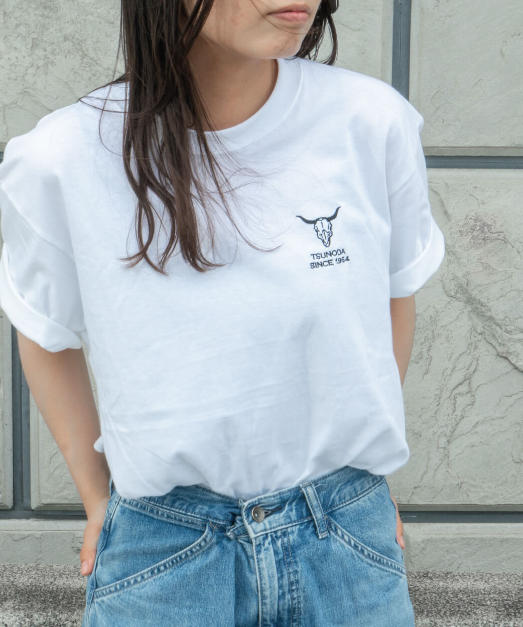 ツノダ Tシャツ White