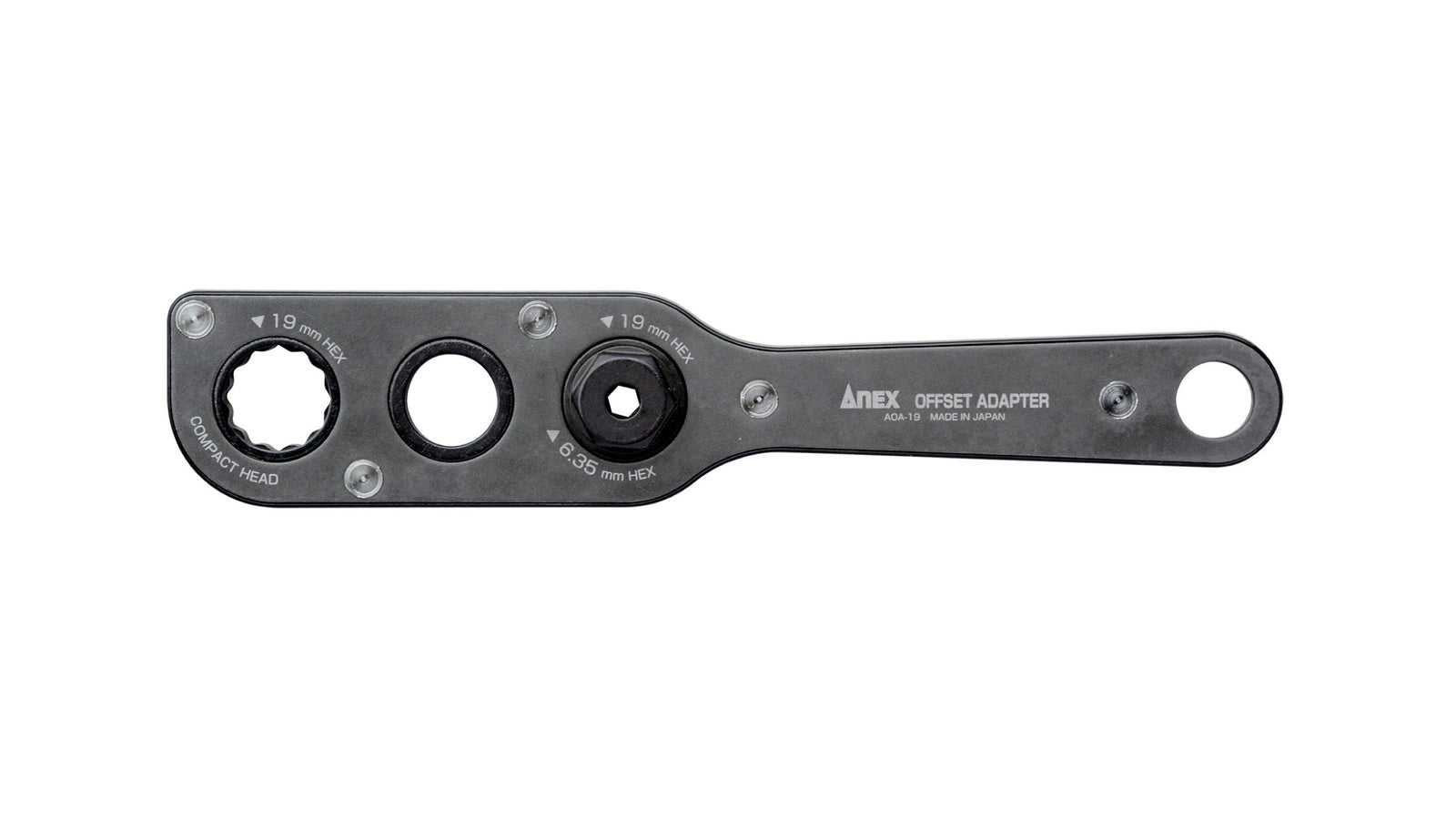 ANEX オフセットアダプター19ｍｍ 【ANEX_AOA-19】