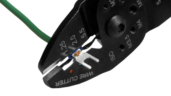 ツノダ 電工万能ペンチ（絶縁圧着端子・裸圧着端子用）230mm 【AP-02】_5