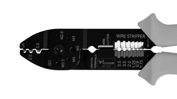 ツノダ 電工万能ペンチ（裸圧着端子用）230mm 【AP-03】_3