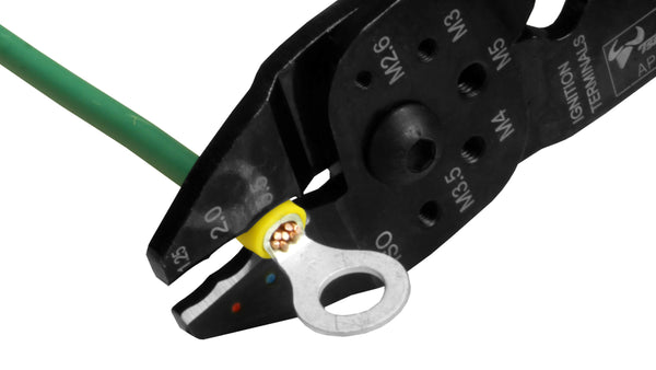 ツノダ 電工万能ペンチ（絶縁圧着端子用）230mm 【AP-04】_5