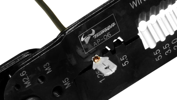 ツノダ 電工万能ペンチ（オープンバレル端子・絶縁圧着端子用）230mm 【AP-06】_6