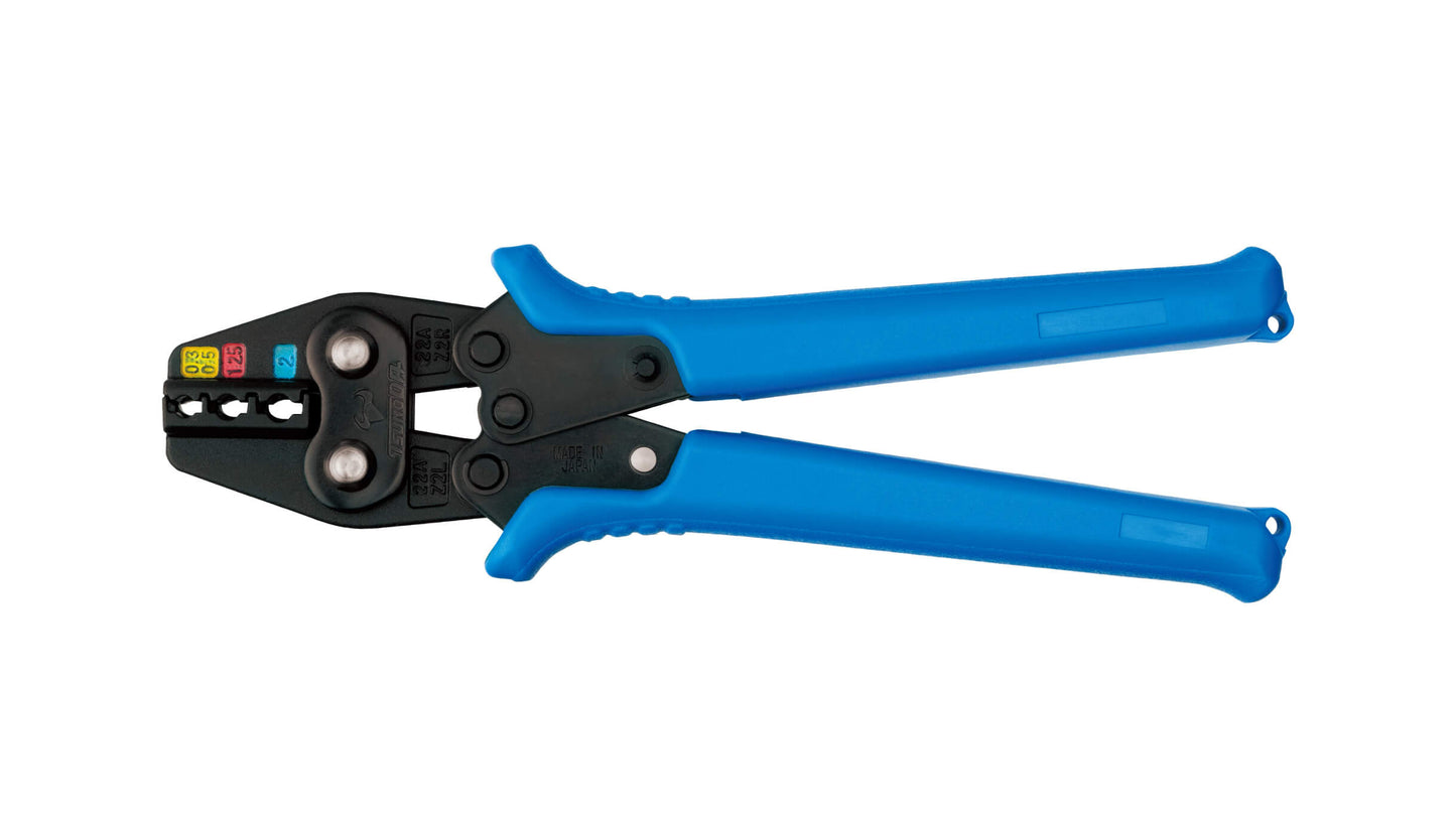 ツノダ  圧着工具　絶縁被覆付圧着端子・スリーブ用 0.3/0.5/1.25/2　【TPZ-2】