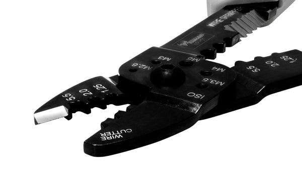 ツノダ 電工万能ペンチ（オープンバレル端子・裸圧着端子用）230mm 【AP-01】_9