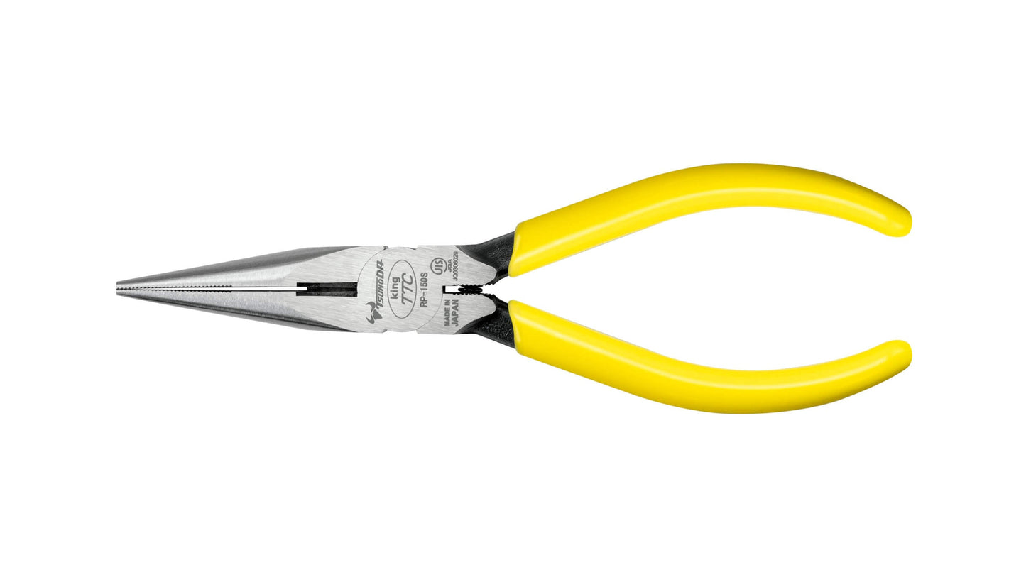 ツノダ ラジオペンチ 刃穴なしバネ付（JIS）150mm 【RP-150S】