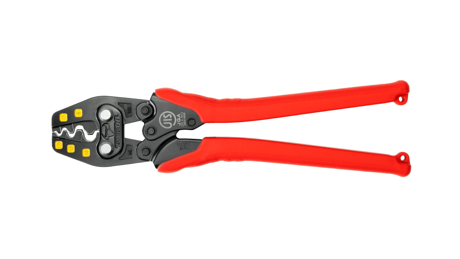 ツノダ 圧着工具　裸圧着端子・裸圧着スリーブ（JIS）1.25/2/5.5/8/14mm2 【TP-14】