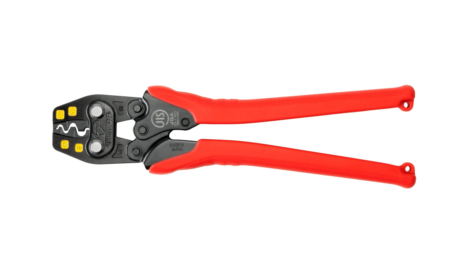 ツノダ 圧着工具 裸圧着端子・裸圧着スリーブ（JIS）1.25/2/5.5/8mm2