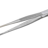 ANEX ステンレスピンセット　直125ｍｍ　（先端ギザ） 【ANEX_121】 - thumb 1