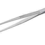 ANEX ステンレスピンセット　先曲180ｍｍ　（先端ギザ） 【ANEX_138】 - thumb 1