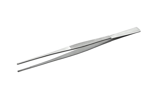 ANEX ステンレスピンセット　ロング300ｍｍ　直（先端ギザ） 【ANEX_158】