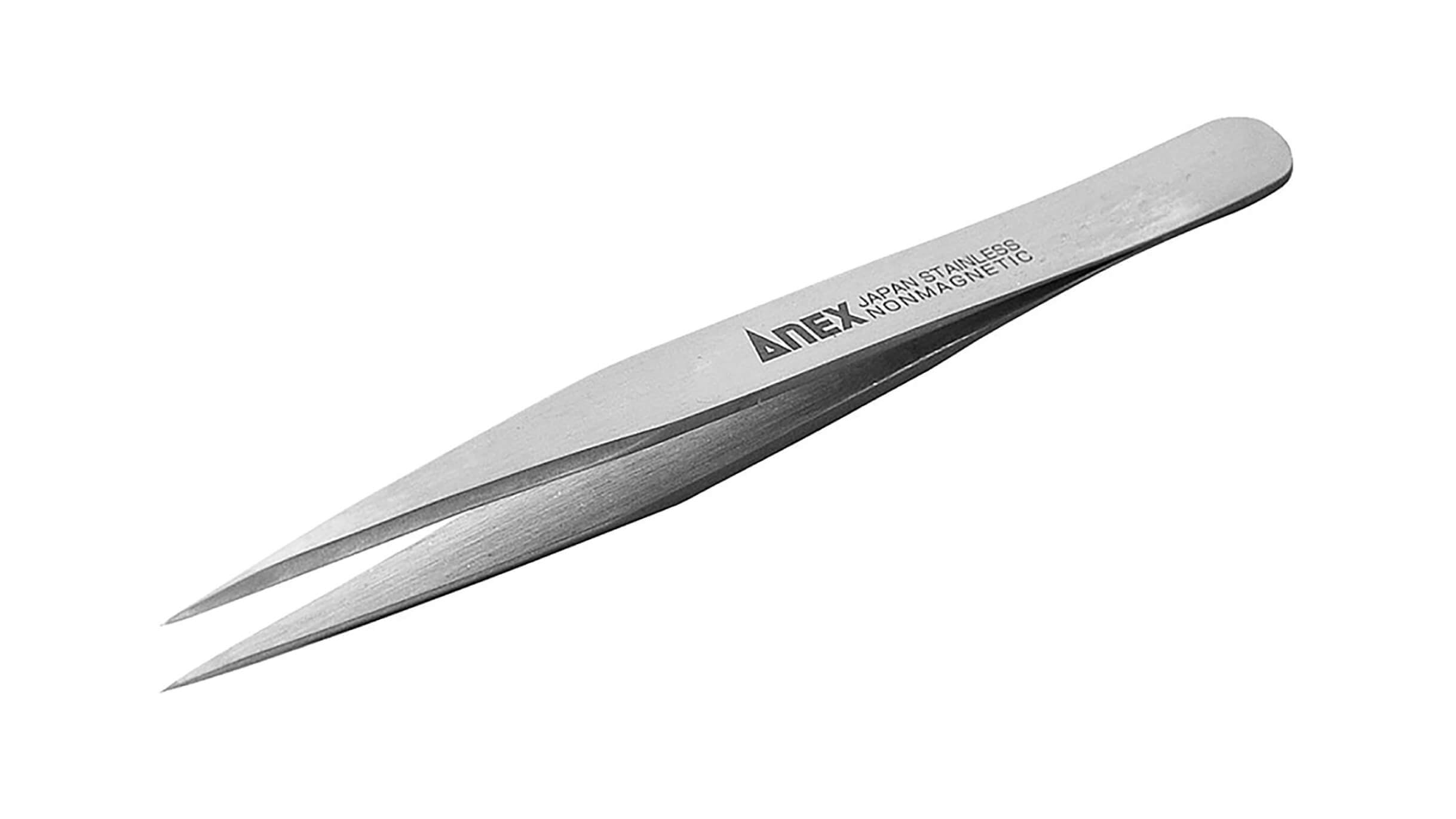 ANEX ステンレスピンセット 強力型120mm （SUS304） 【ANEX_200