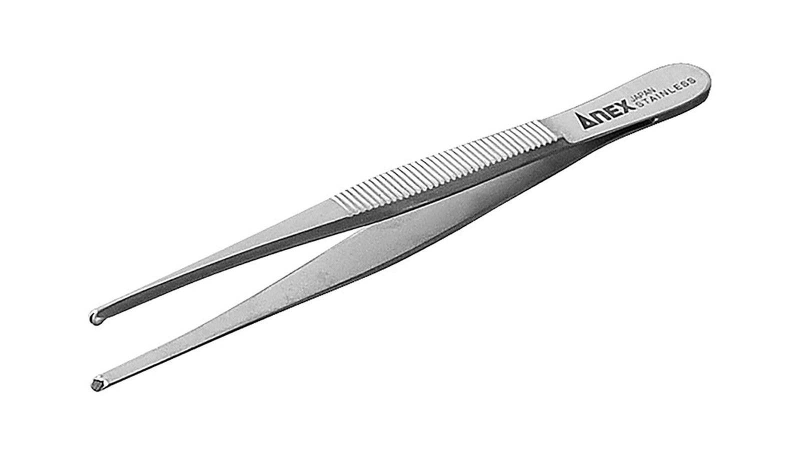 ANEX ステンレスピンセット　有鈎型130ｍｍ　（SUS410） 【ANEX_220】