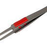 ANEX ラバーグリップ付　ステンレスピンセット　極細鋭型115ｍｍ　非粘着加工（SUS410） 【ANEX_224】