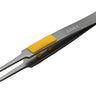 ANEX ラバーグリップ付　ステンレスピンセット　先丸型120ｍｍ　非粘着加工（SUS410） 【ANEX_226】