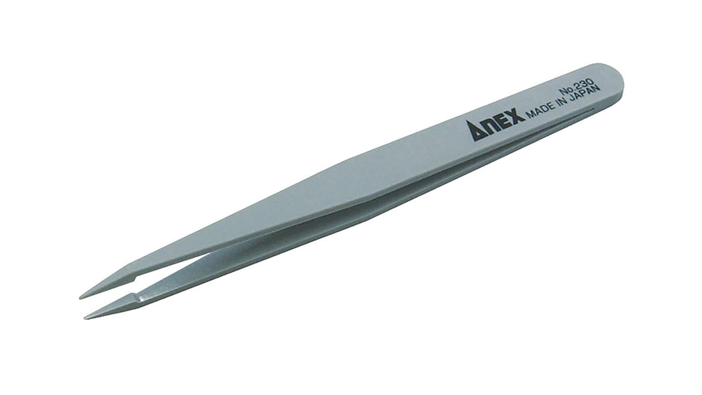 ANEX プラスチックピンセット　先細型120mm 【ANEX_230】