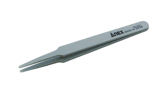 ANEX プラスチックピンセット　先丸型120mm 【ANEX_231】