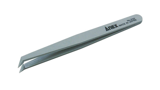 ANEX プラスチックピンセット　先曲型120mm 【ANEX_232】