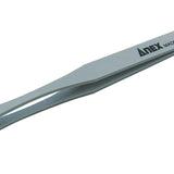 ANEX プラスチックピンセット　先丸平型120mm 【ANEX_234】 - thumb 1