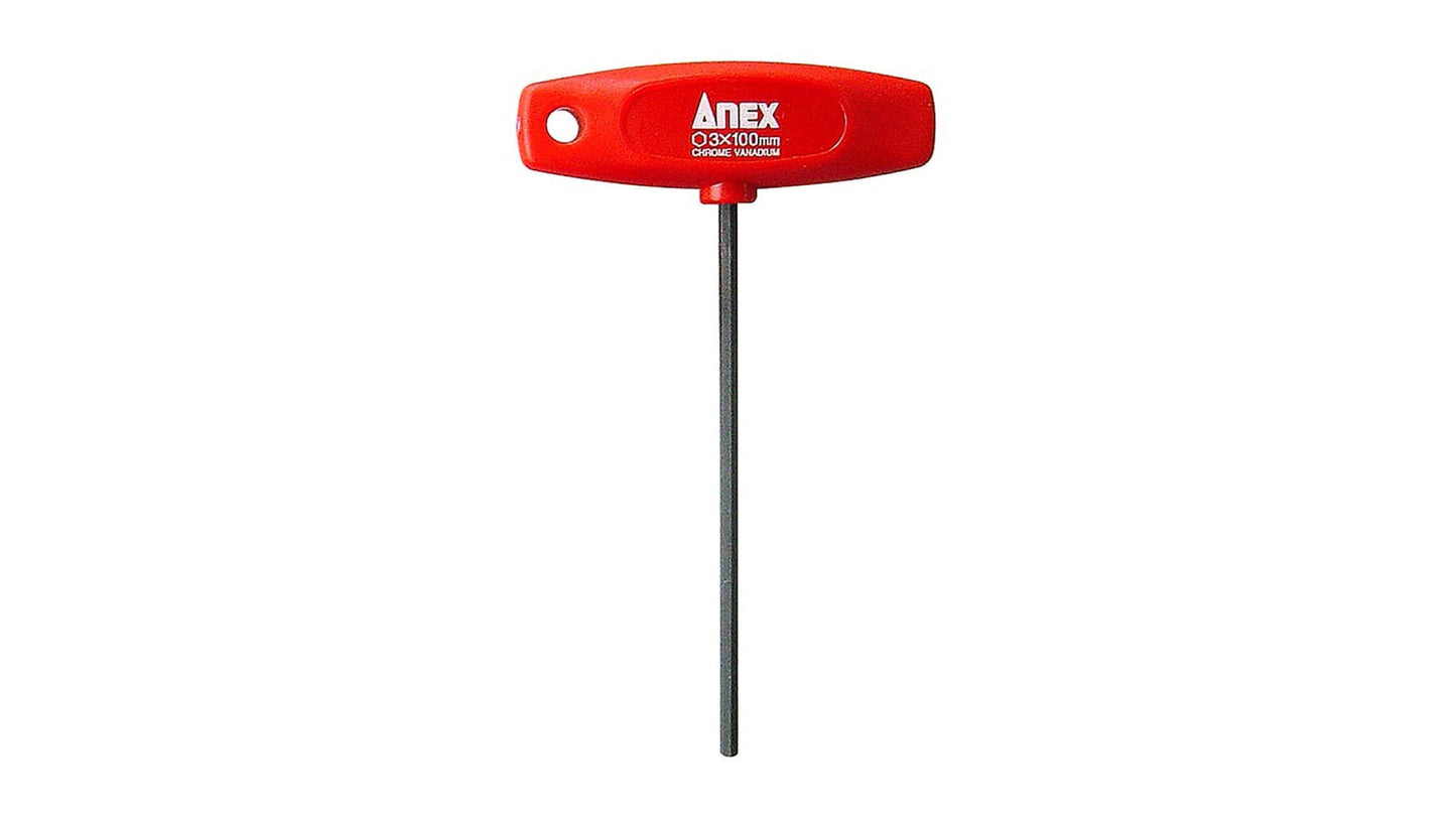ANEX T型六角レンチドライバー　H3×100 【ANEX_3200_3】