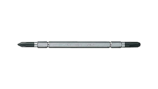ANEX スーパーアクショングリップドライバー専用ビット＋1×＋3×125 【ANEX_3350-13W】