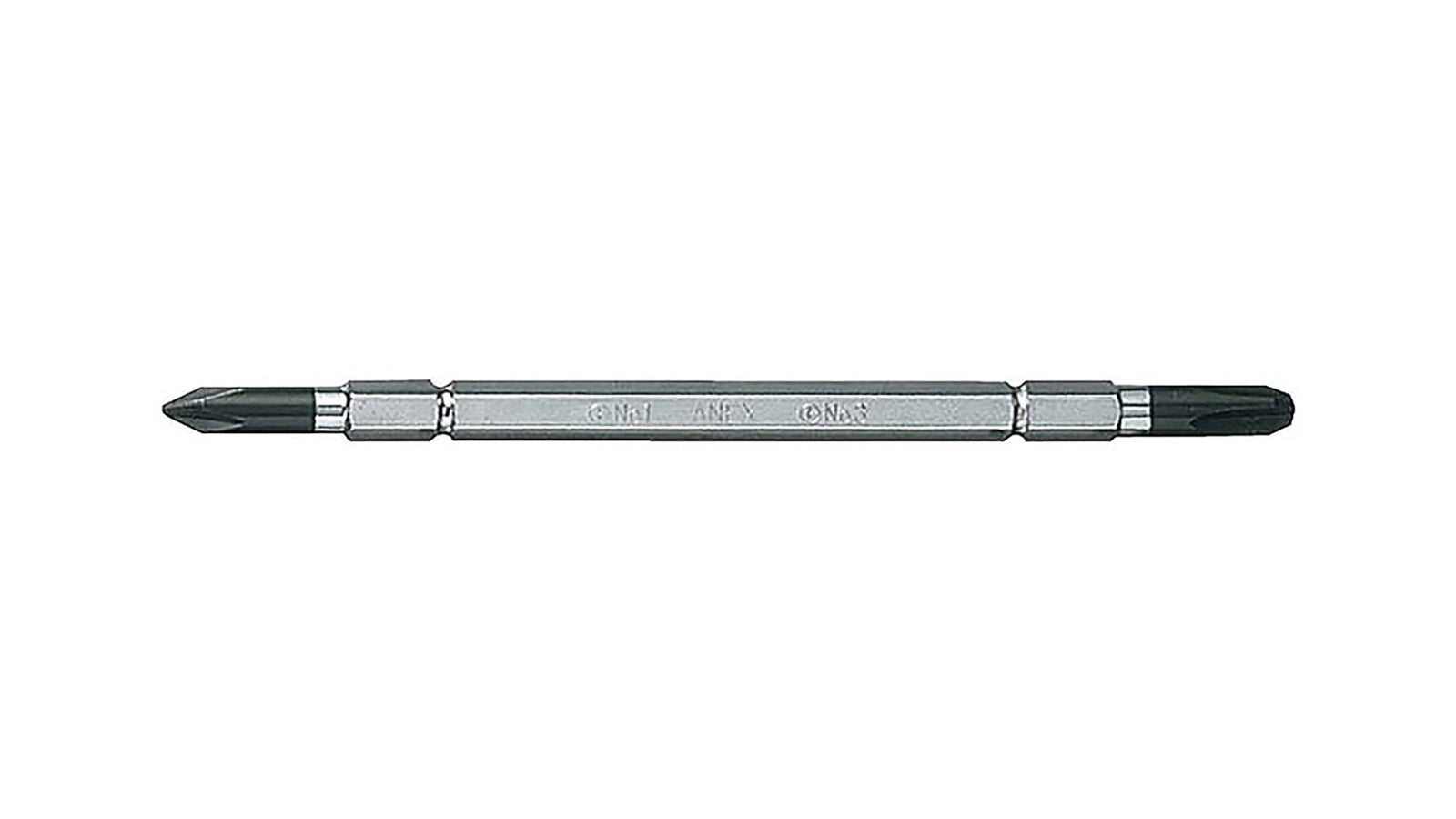 ANEX スーパーアクショングリップドライバー専用ビット＋1×＋3×125 【ANEX_3350-13W】