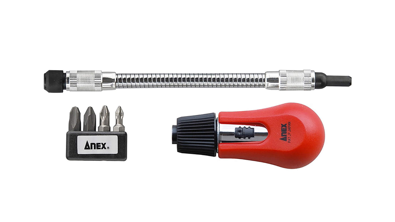 ANEX フレキシブルシャフト付　ラチェットドライバー 【ANEX_353】