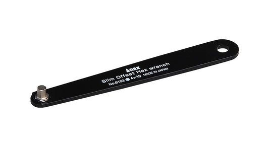 ANEX スリムオフセット六角レンチ H4×10 【ANEX_6103_3】
