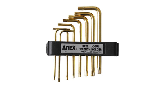ANEX L型へクスローブレンチセット穴付　8本組 【ANEX_638】