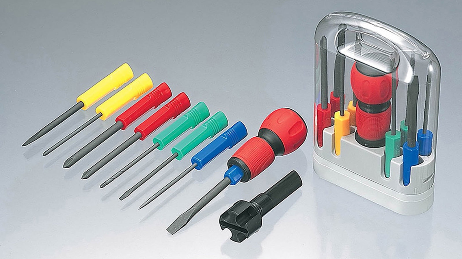 ANEX ＰＯＰ電工グリップ8本組ドライバーセット 【ANEX_6880】