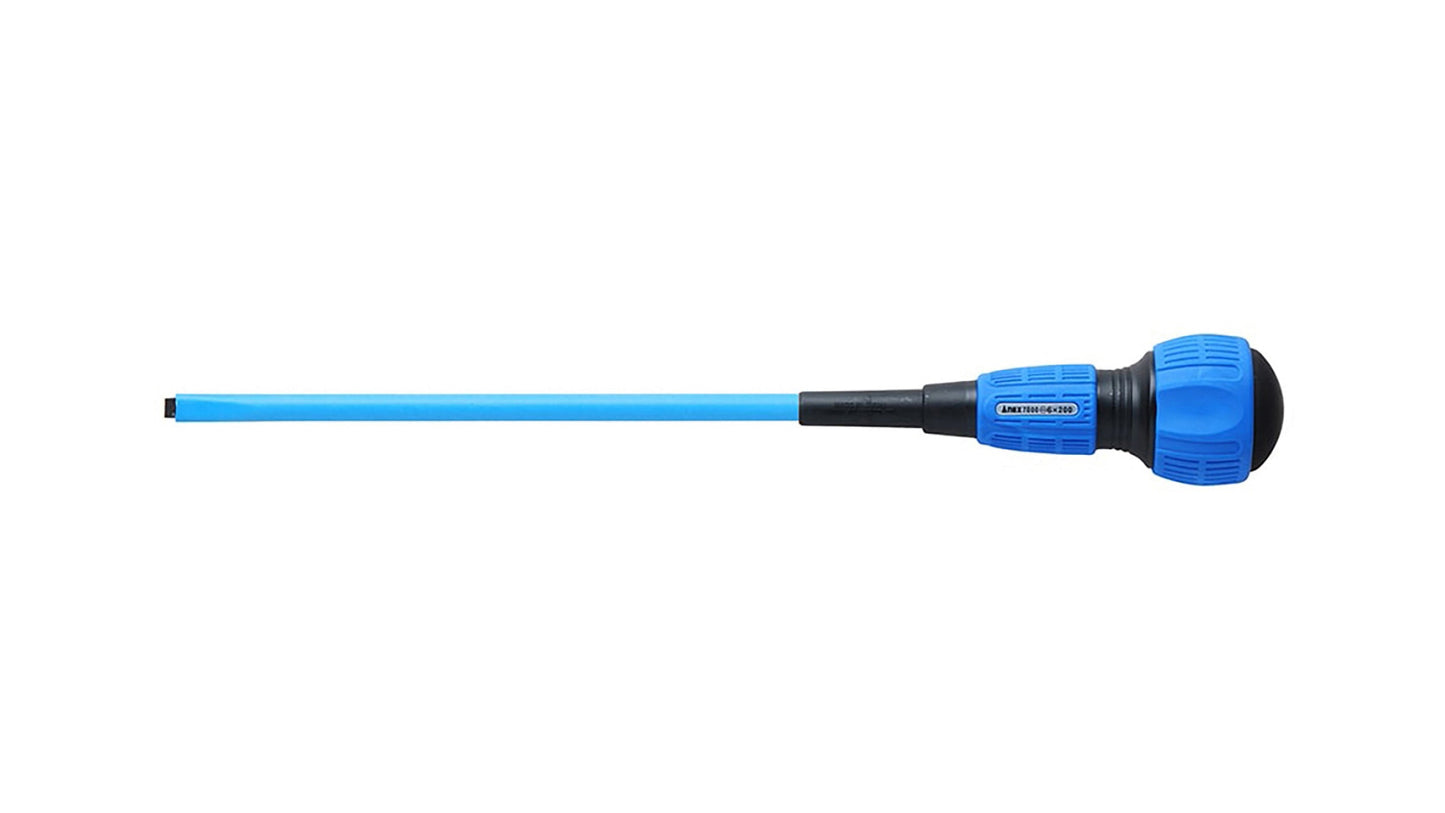 ANEX 短絡防止　絶縁ドライバー　電工タイプ　-6×200 【ANEX_7800_4】