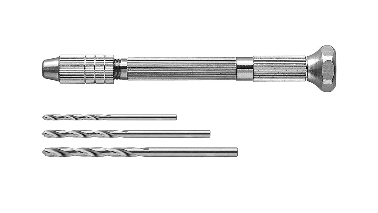 ANEX ピンバイス収納式（ドリル付）　0.1~3.2ｍｍ（丸軸径） 【ANEX_94】