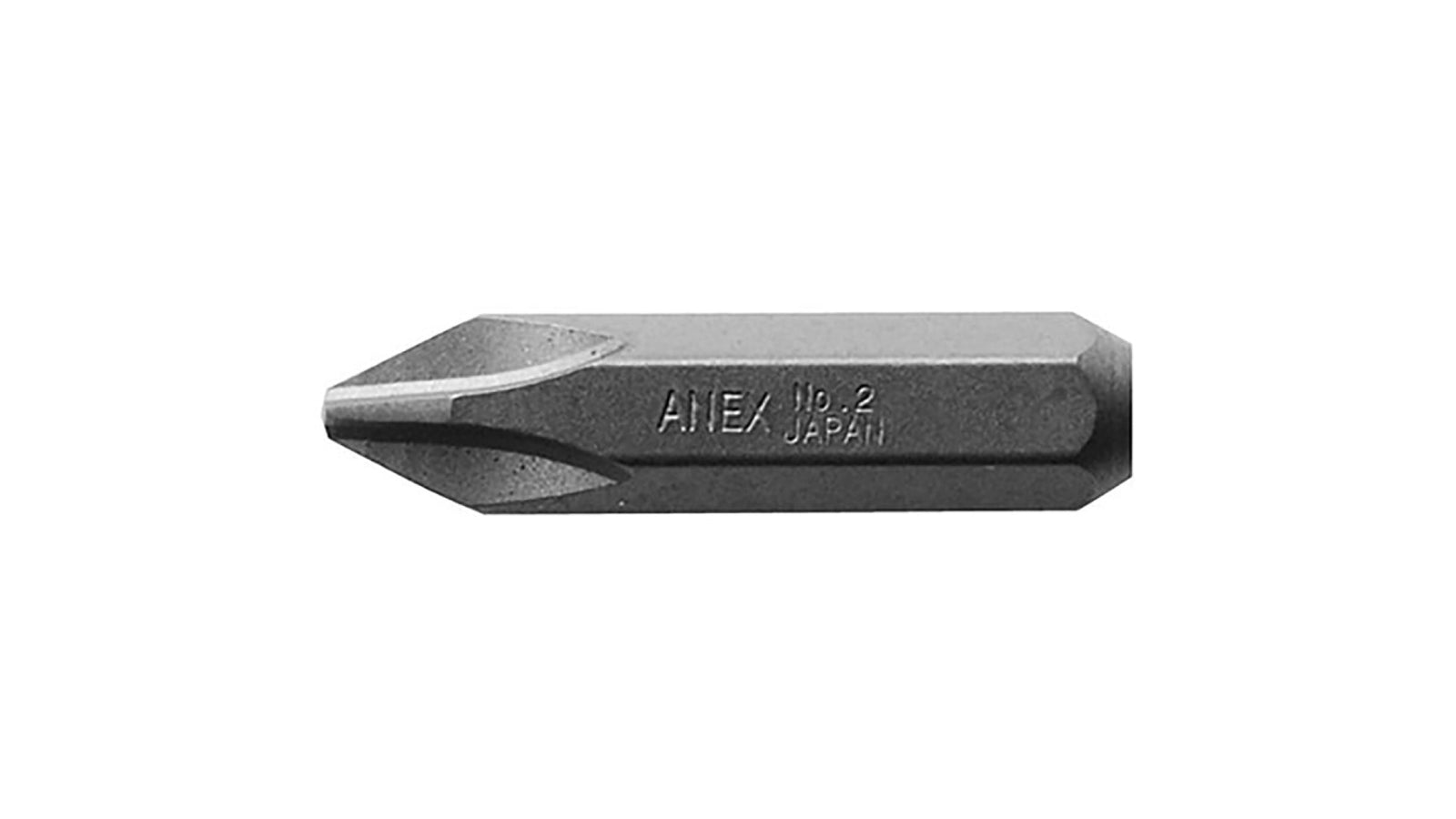 ANEX インパクトドライバー用ビット10本袋入（手動ドライバー用）＋2×36 【ANEX_AK-21_2】