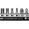 ANEX 溝付超短ビット　プラス＆六角レンチ8PCS　（手動ドライバー用） 【ANEX_AK-51P-B8H】