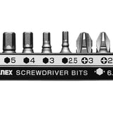 ANEX 溝付超短ビット　プラス＆六角レンチ8PCS　（手動ドライバー用） 【ANEX_AK-51P-B8H】 - thumb 1