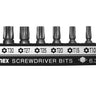 ANEX 溝付超短ビット　ヘクスローブ8PCS　（手動ドライバー用） 【ANEX_AK-51P-B8T】