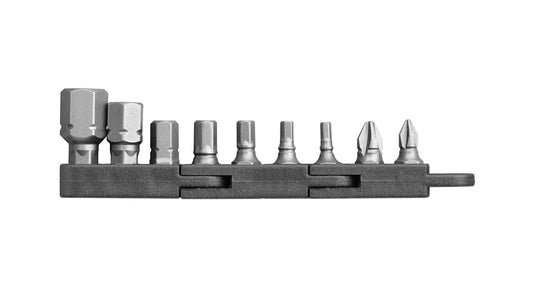 ANEX 溝付超短ビット　プラス＆六角レンチ9PCS　（手動ドライバー用） 【ANEX_AK-51P-B9H】