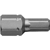 ANEX 溝付超短ビット　六角レンチ　H10×26（手動ドライバー用） 【ANEX_AK-51P_13】 - thumb 1