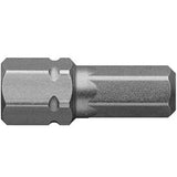 ANEX 溝付超短ビット　六角レンチ　H8×23（手動ドライバー用） 【ANEX_AK-51P_12】 - thumb 1