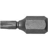 ANEX 溝付超短ビット　ヘクスローブ　T15×19　（手動ドライバー用） 【ANEX_AK-51P_17】 - thumb 1