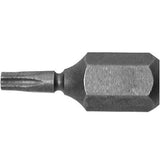 ANEX 溝付超短ビット　ヘクスローブ　T6×19　いじり止め穴なし（手動ドライバー用） 【ANEX_AK-51P_14】 - thumb 1